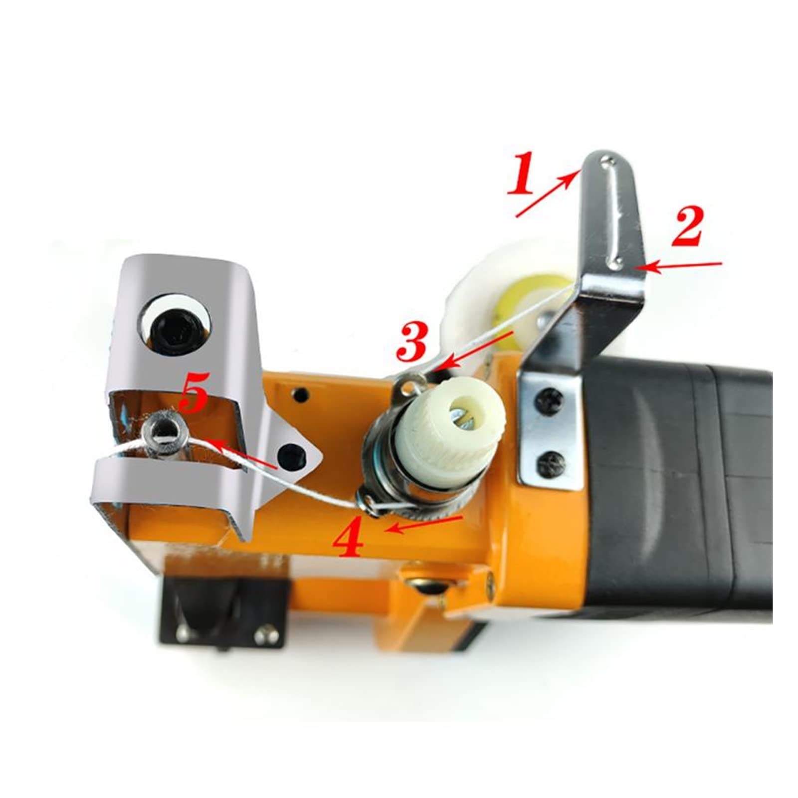 Máquina de coser de mano eléctrica de 210W, máquina de coser portátil recargable con batería de litio de 36V, máquina de sellado de bolsas tejidas para profesionales y aficionados al bricolaje