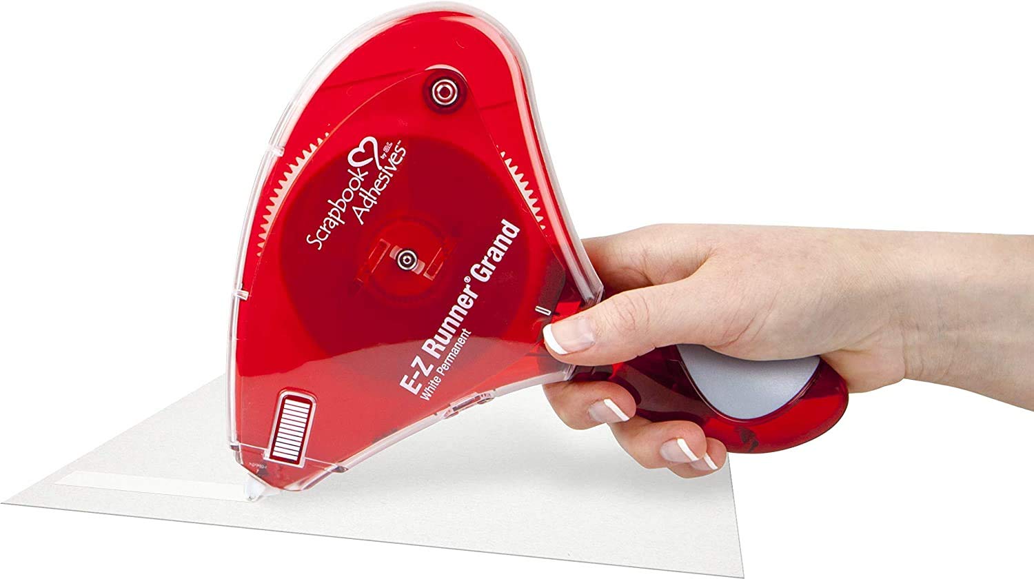 Scrapbook Adhesives by 3-L - EZ Runner Grand Adhesive Dispenser & EZ Runner Grand Refill - 150ft Double Sided Adhesive Tape Dispenser for 3L Zero Waste Art Project & Scrapbook Glue Roller, E-Book