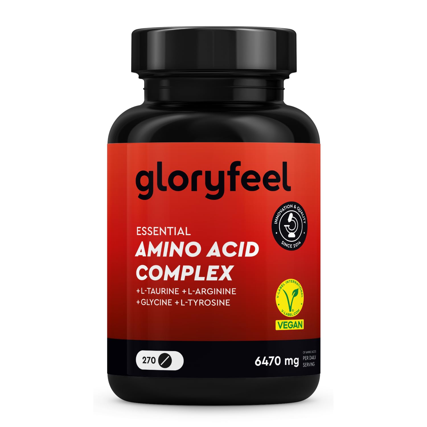 l carnitin und l arginin zusammen einnehmen Aminosäuren Komplex hochdosiert - 12 Amino Acids mit 6470mg - 270 Tabletten | EAA Amino 8 + Arginin, Carnitin, Taurin & Glycin - Vegan Vitamin B12 Injections | vegan supplements FLAVOR:WATERMELON