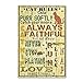 Cat Rules by Jean Plout, 30x47-Inch Canvas Wall Art