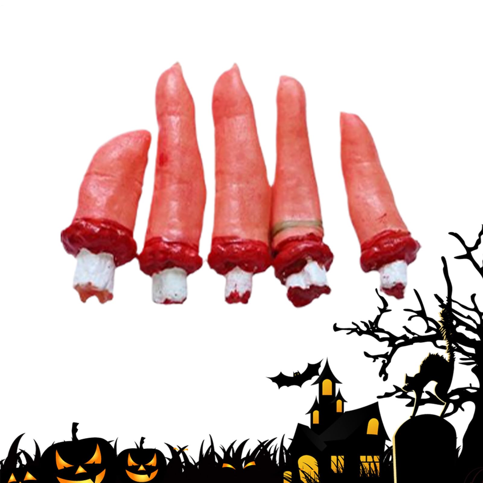 Halloween Sztuczne Dłonie Sztuczne Odcinki Dłoni Ludzkiej | Dekoracje Strachu na Przyjęcia Dom Strachów Szkoła Teatr Wnętrze Ogród Ściana Biurko
