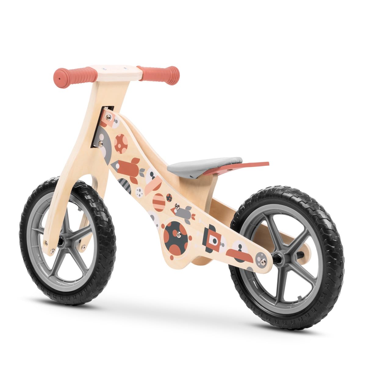 Beeloom Bicicletta senza Pedali per Bambini da 2 anni fino a 25 kg Bicicletta Infantile in Legno per Migliorare l’Equilibrio con Sellino Regolabile COSMO Bike