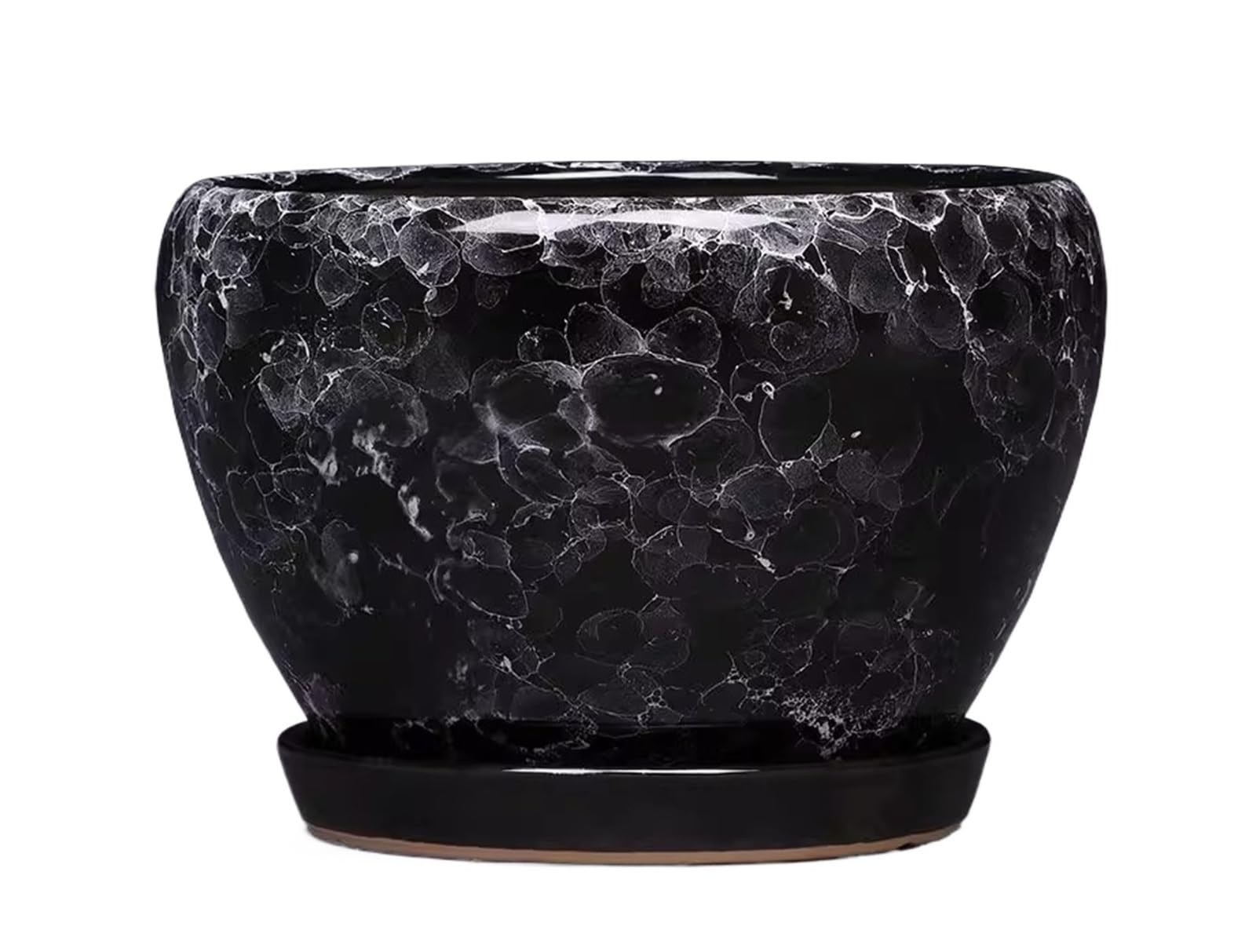 guiling-1986 Pots for Plants Ceramic Flower Pots Suitable for Planting Aloe Vera Cactus and Orchids Flower Pot