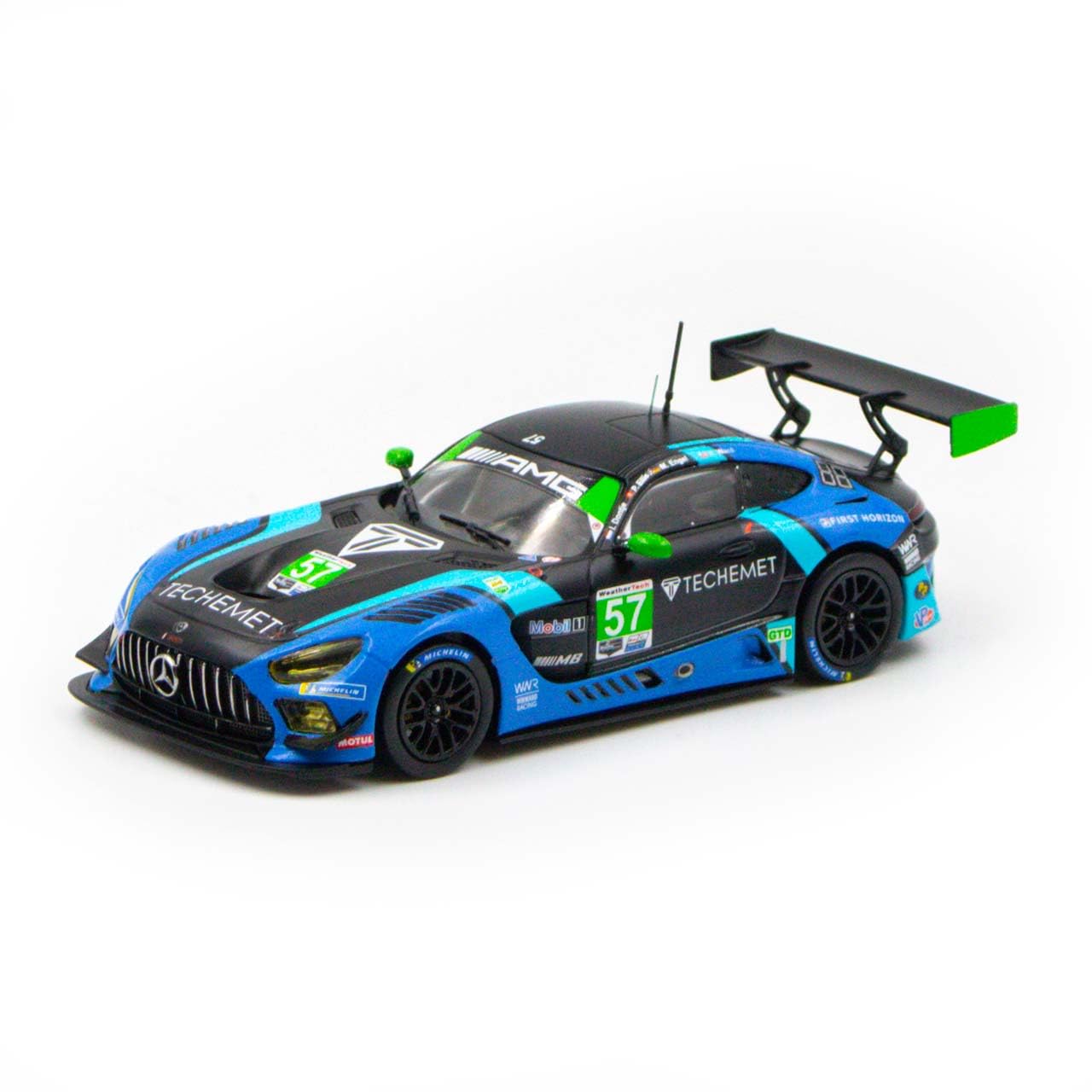 MBA SportIXO Models Compatible with Mercedes AMG GT3 Evo #57 Winward Racing 24h Daytona 2021 1:43