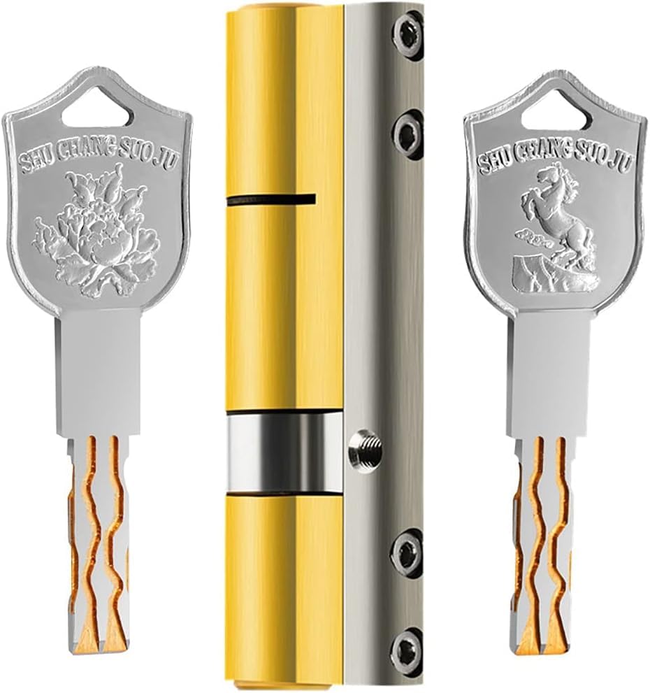 Cilindro de cerradura de cobre Clase C para solucionar atascos y mejorar la seguridad