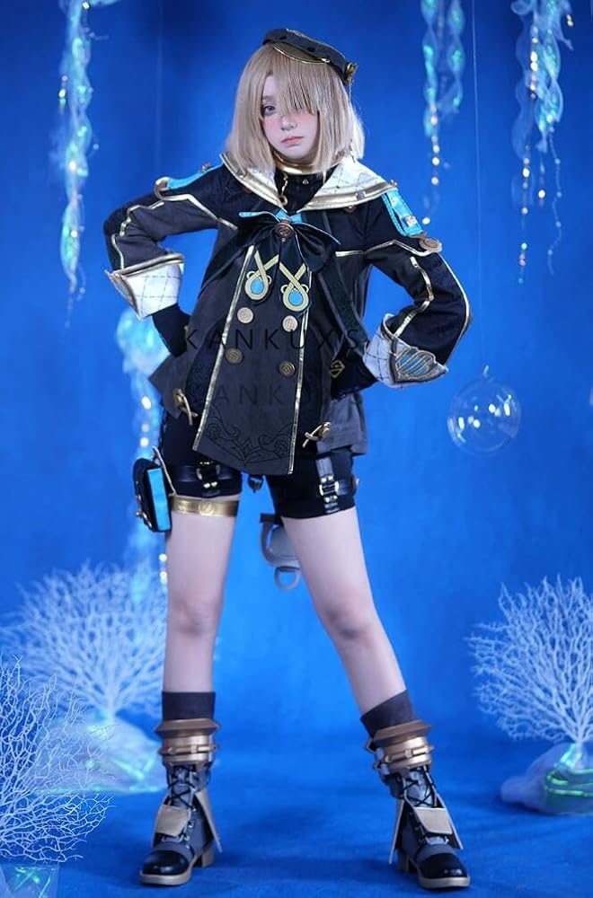 Amazon.co.jp: [KANKUXS] フルセット 衣装 原神 フォンテーヌ