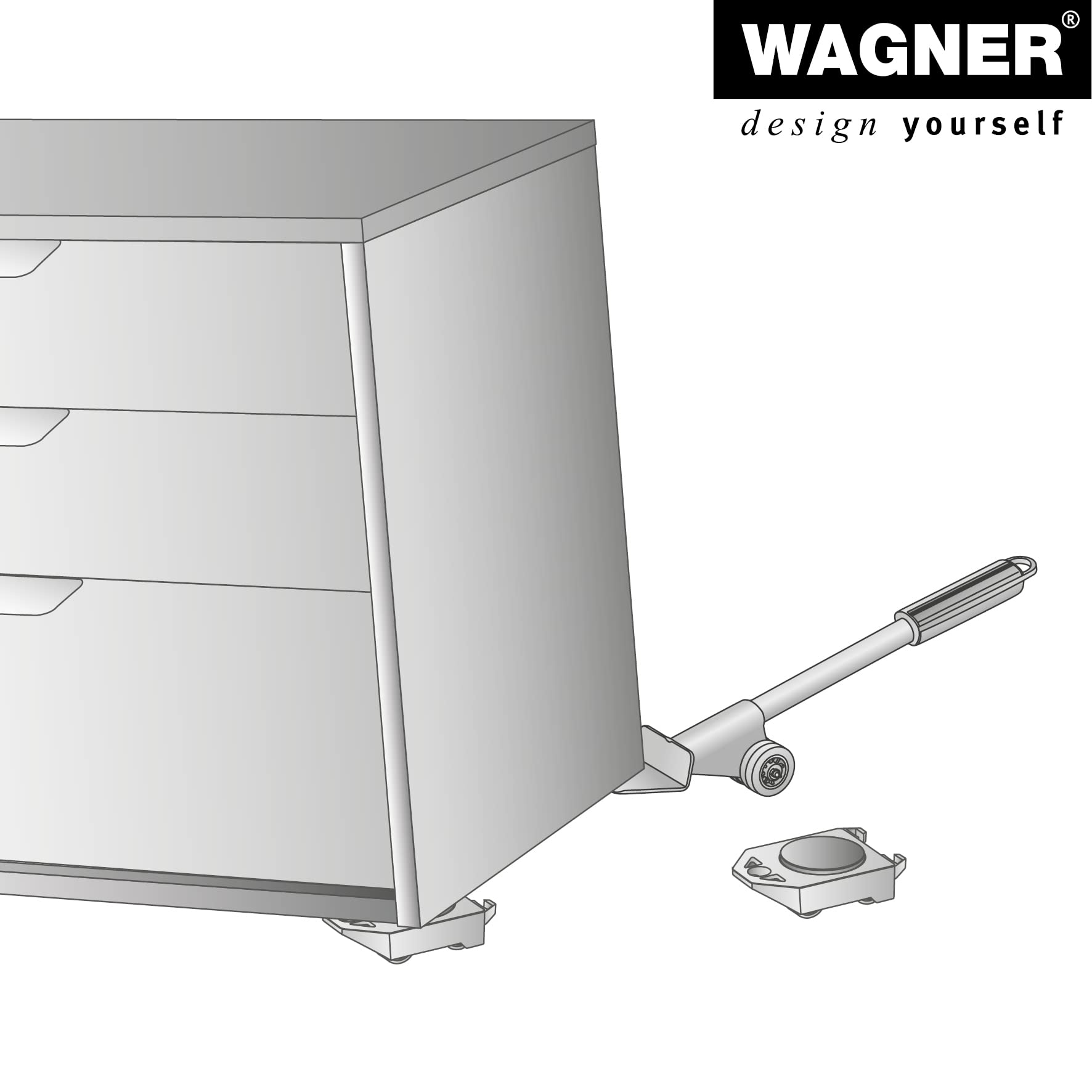 Wagner | Lève-meubles | LIFTER | argent