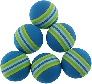 INOOMP 8pcs toy sports balls play balls aid indoor playset golf accesories sport accessories practice ball training ball sponge ball colored balls rainbow ball cat ball mini game ball