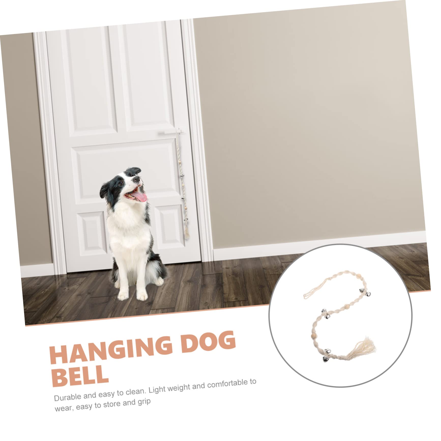INOOMP 5 Piezas Timbre Colgante para Mascotas Campana saliente Silbato para Perros Regalos Originales Regalo Original Timbre para Resistente al Desgaste Accesorio para Perros