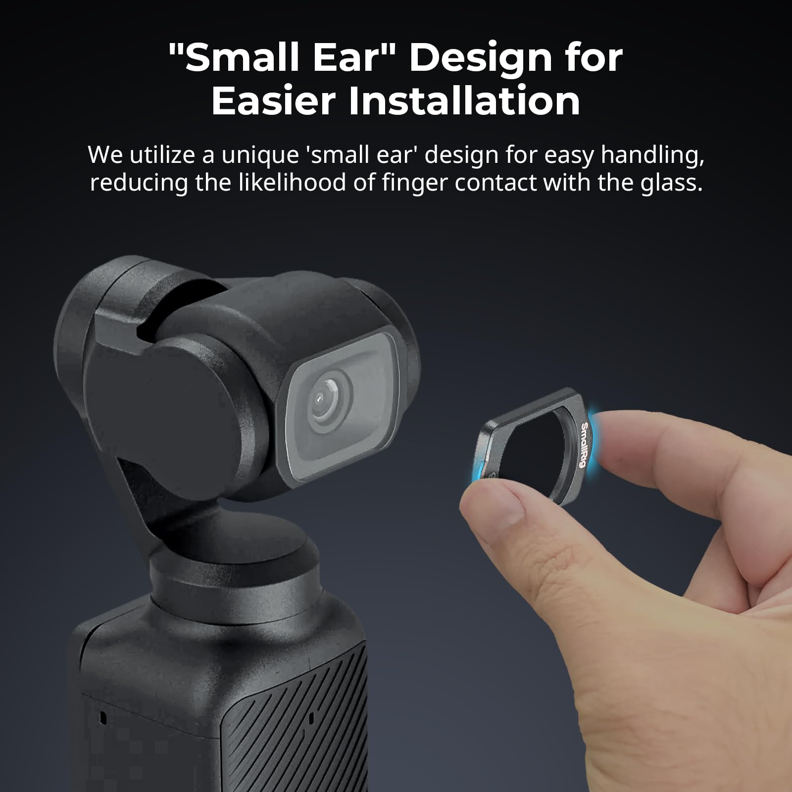 SMALLRIG Magnetic Filters Set for DJI Osmo Pocket 4/3, Black Mist, White Mist, CPL Multi-coating Filter and Screen Protector - 4775 - Image 2