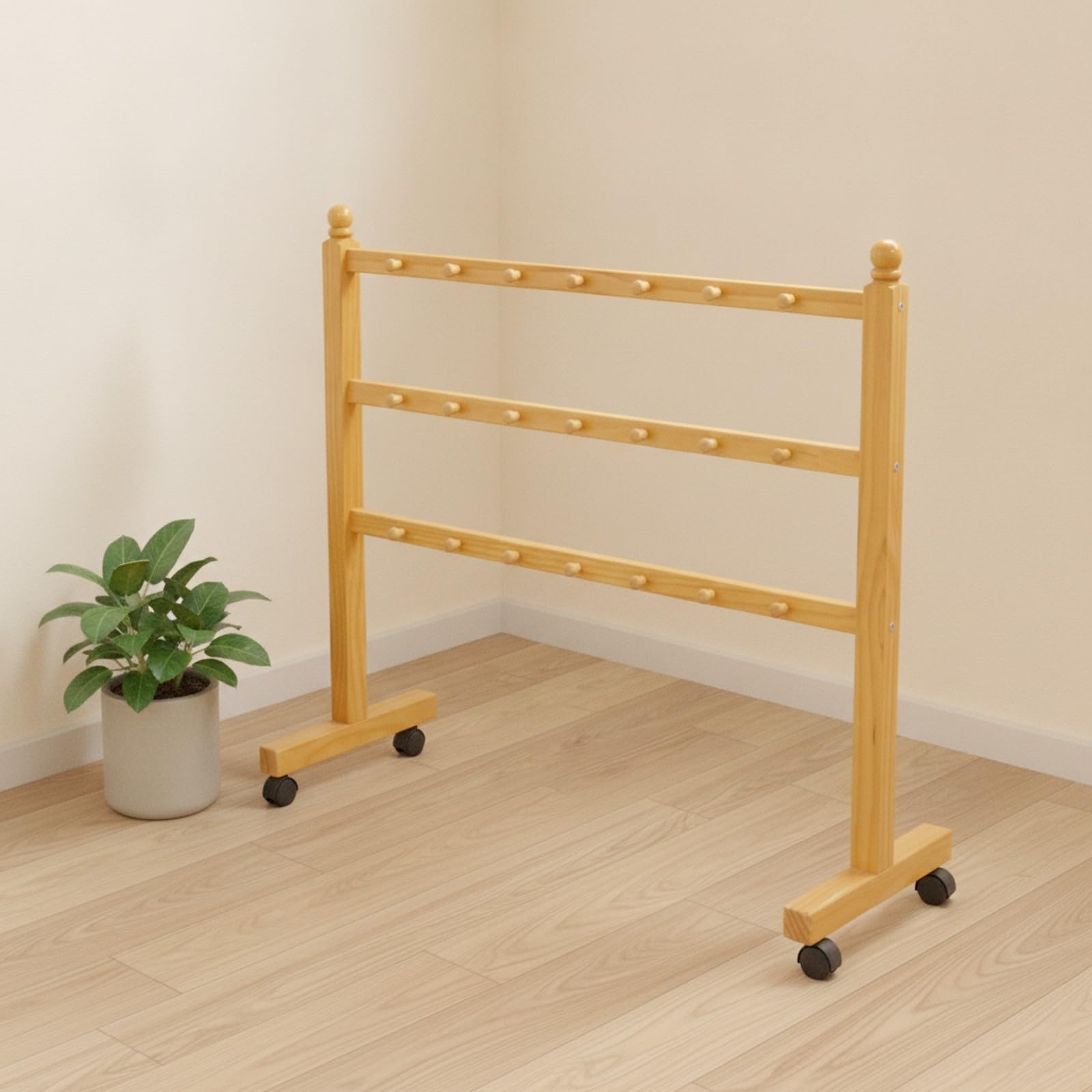 Toallero con RU | Minimalista, Toallero Infantil con Perillas Redonadas, Elegante, para Preescolares