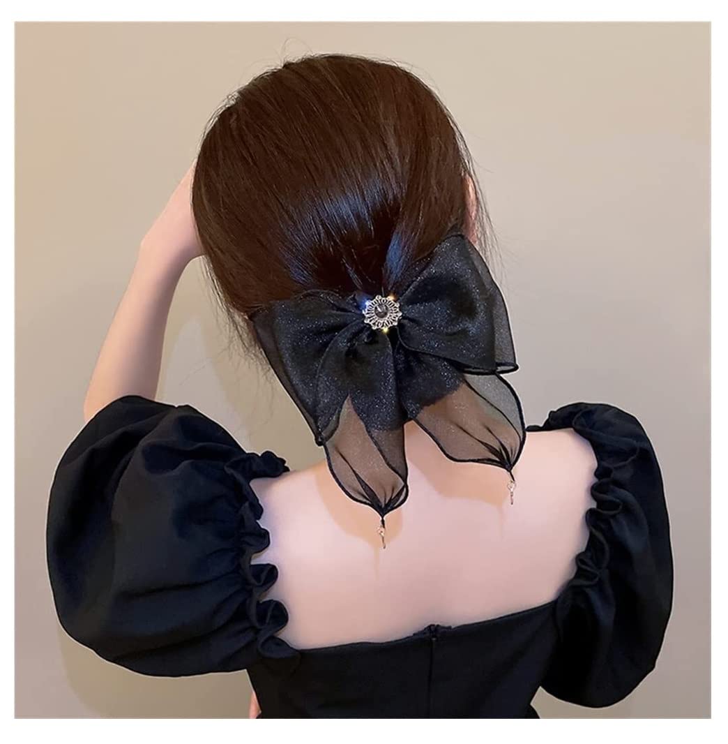 Feste Elastici Capelli 2 Pezzi Anello Per Capelli In Pizzo Con Fiocco In Rete Accessori Per A Cavallo In Corda Per Retrò Decorazione