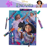 Vista 5 de Innovative Designs Disney Encanto Kids - Juego de calcomanías y arte para colorear para niños, 30 piezas. Suministros escolares y de manualidades