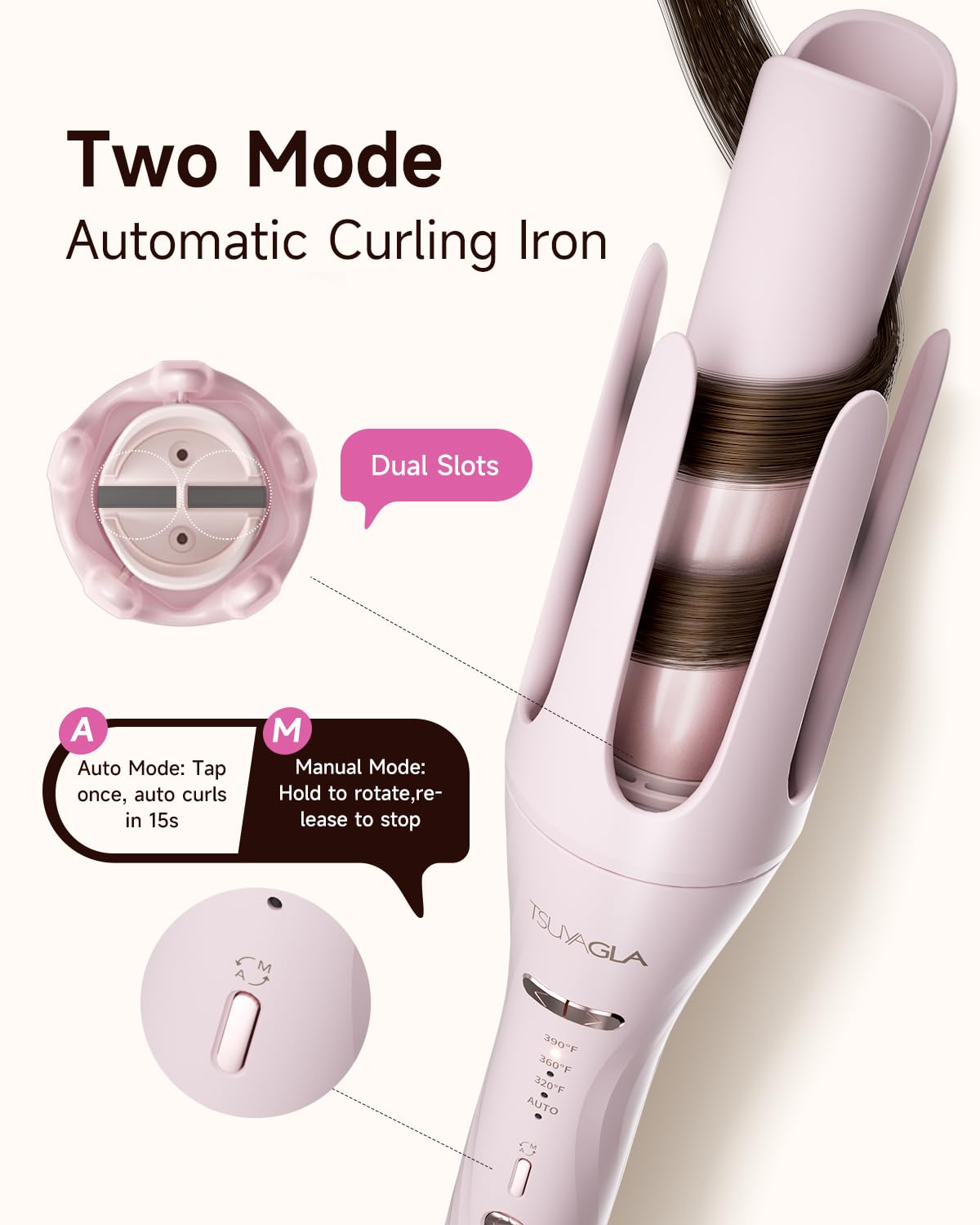 Pink Multi-Function Hair Styling Tool Set