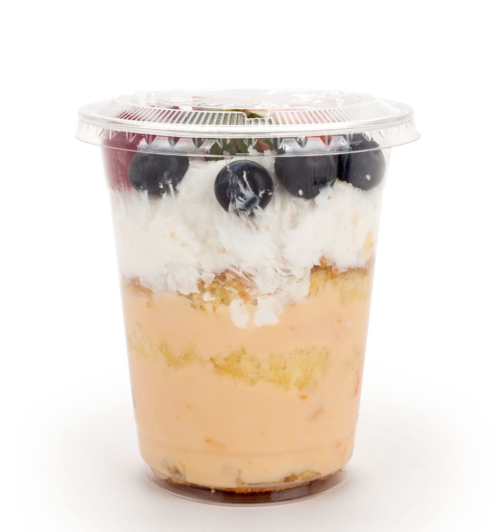 Golden Apple, Cup series 12oz-50sets, clear cup + Flat lids No hole, BPA Free(50Cups+50Lids)