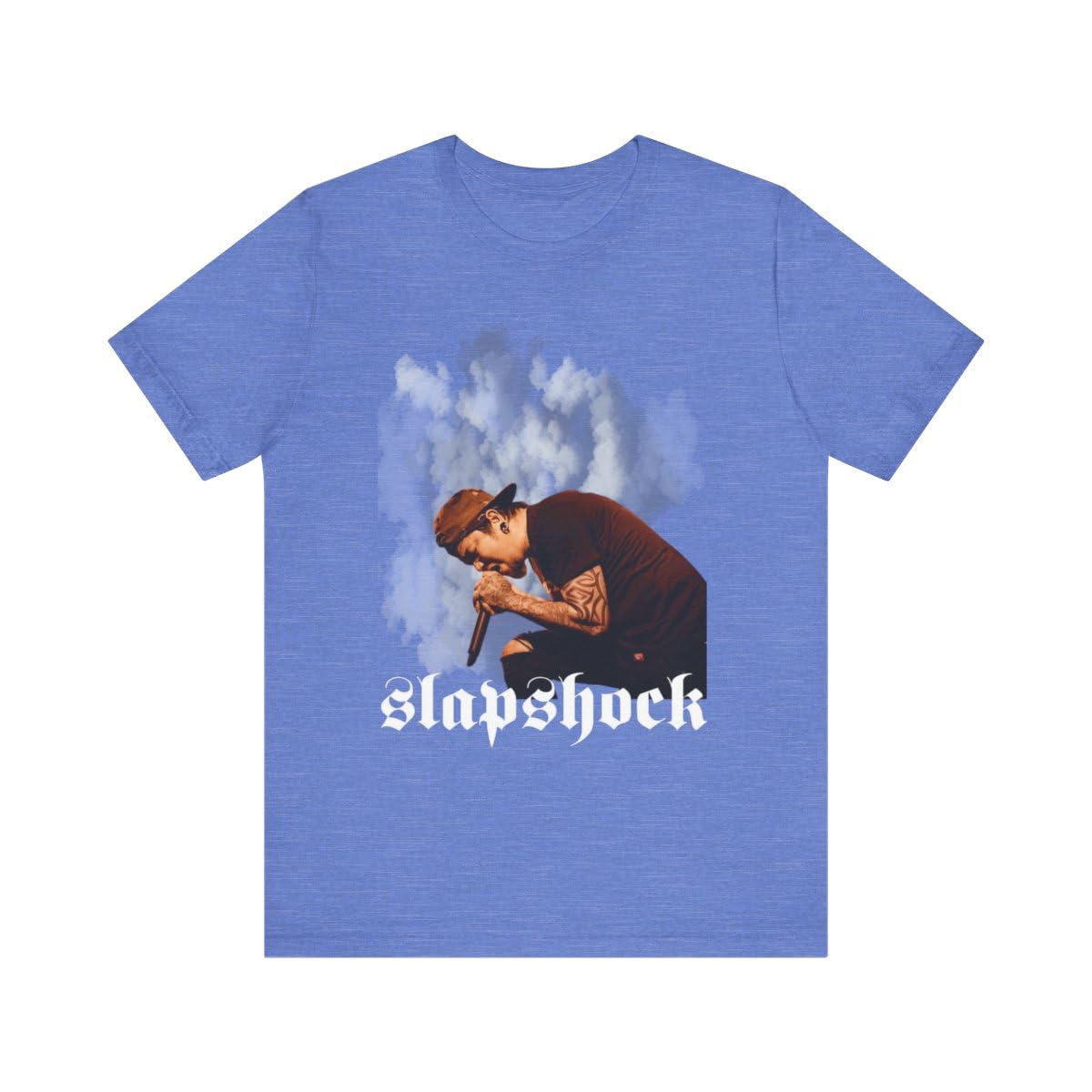 Slapshock T Shirt Unisex Relaxed Fit 100% Cotton, Pinoy Rock Band Graphic Tee Tshirt Design, Filipino T-Shirt Casual Summer Clothes Batang 90s Concert Wear, Madapaka (M, Heather Blue)