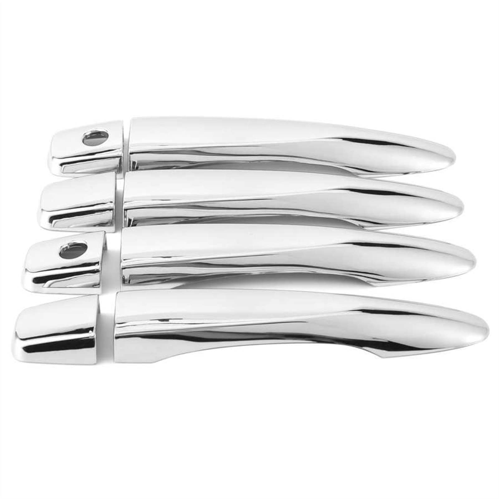 Rinkteea One Color Exterior Car Door Handle For Nissan Navara Np300 Frontier 2015-2019 Car Door Handle Cover Trim Chrome Fit