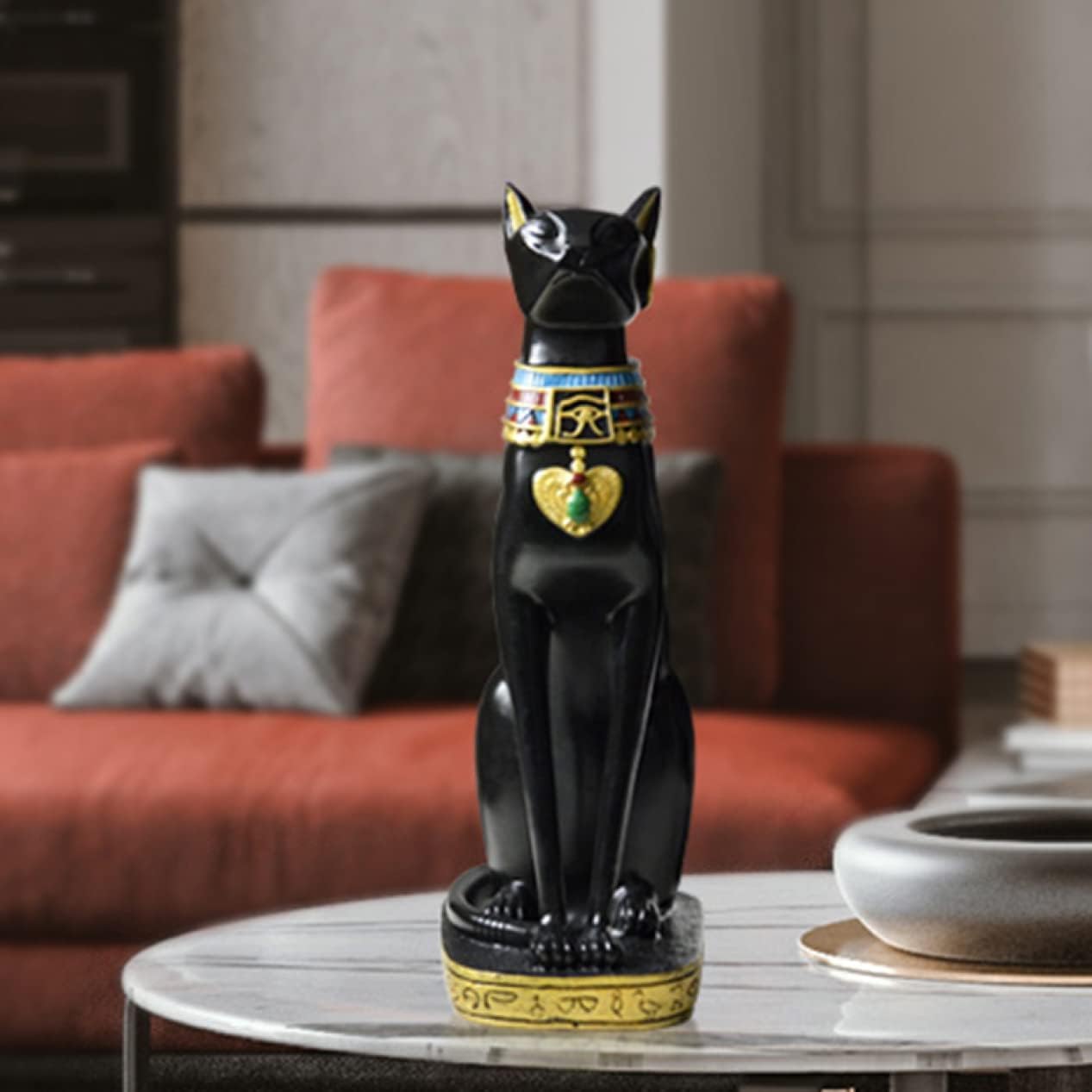 Amazon.co.jp: XMayGift ねこ 置物 樹脂彫像 おしゃれ 猫のオブジェ 