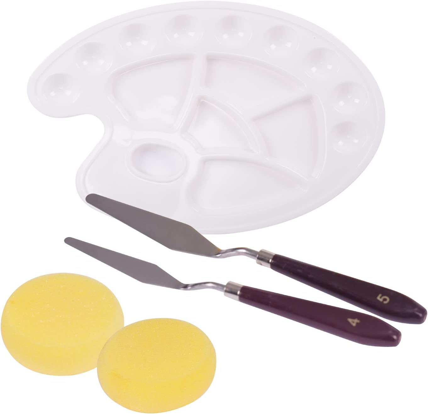 Acrylic Paint Set, Professional Painting Supplies Set, Includes 24 Acrylic Paints, 12 Painting Brushes, 3 Canvas, Palette, Acrylic Painting Pad and so on, Perfect Gift for Artists,Students : Arts, Crafts & Sewing