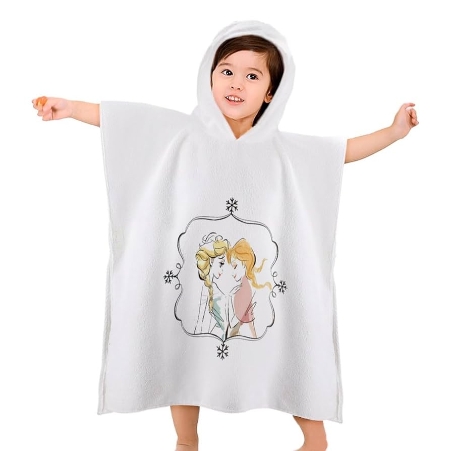 アナと雪の女王　式パット　ミニオンフード付きバスタオル Amazon｜アナと雪の女王 バスタオル タオル 着るタイプ 子供