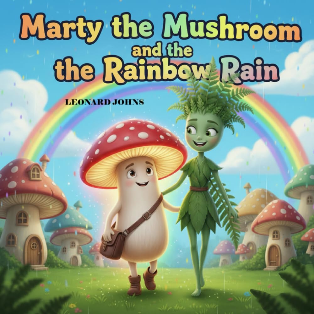 Marty the Mushroom and the Rainbow Rain (Marty the Mushroom Series of Books)