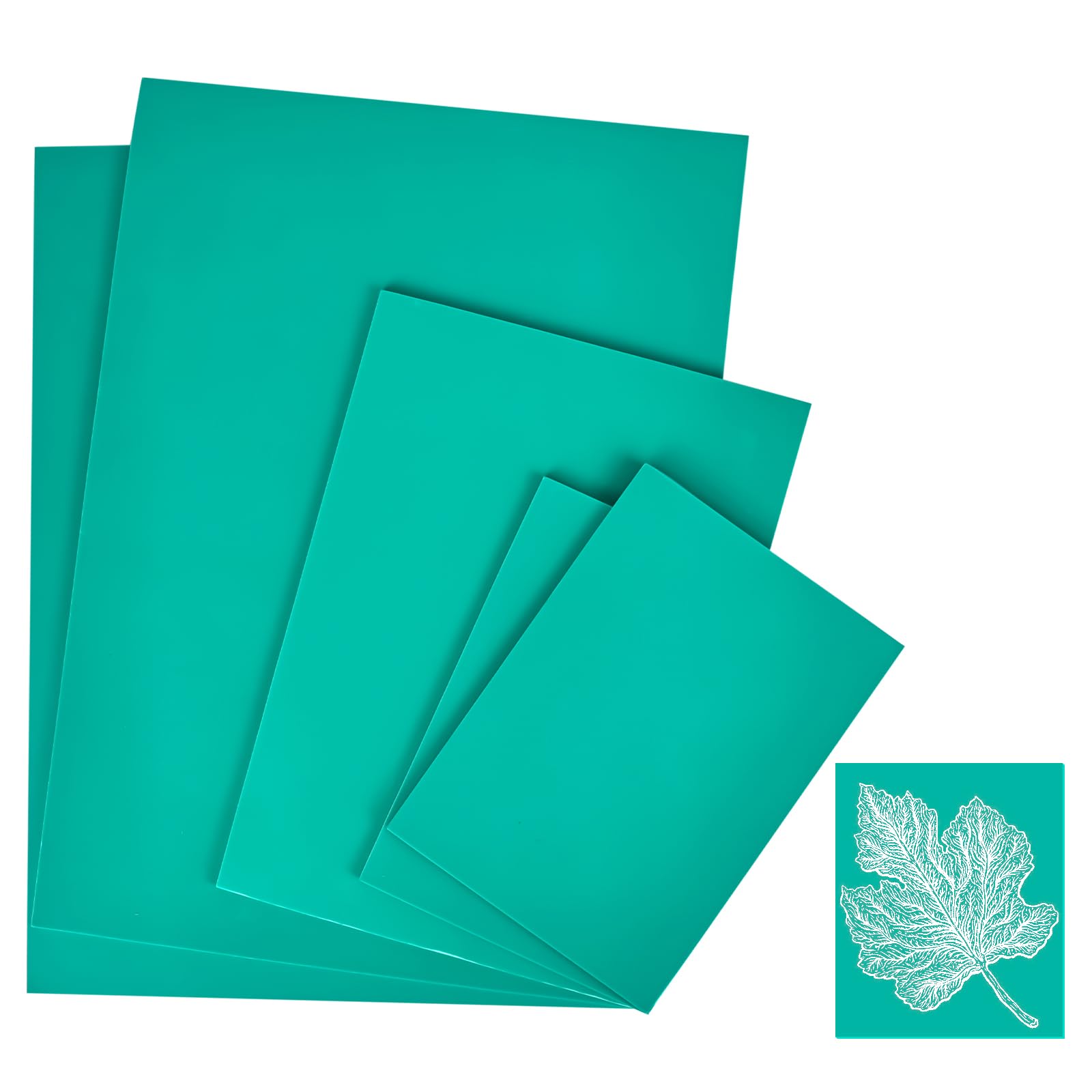 Kit plaques impression lino A4 A5 A6 surface linoléum caoutchouc pour gravure et timbres
