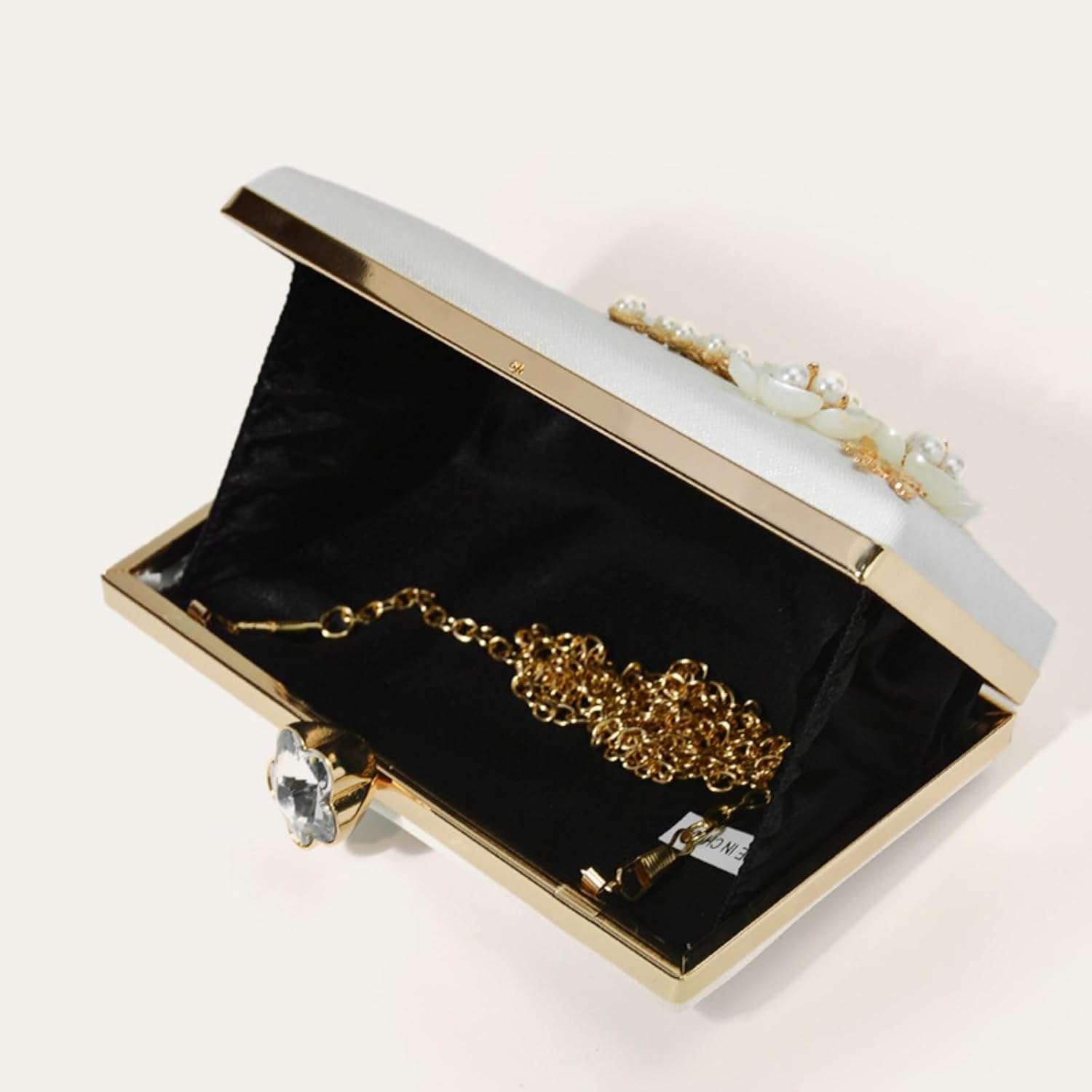 Evening Bag, Flower Wedding Evening Clutch, Handbag for Party image 5