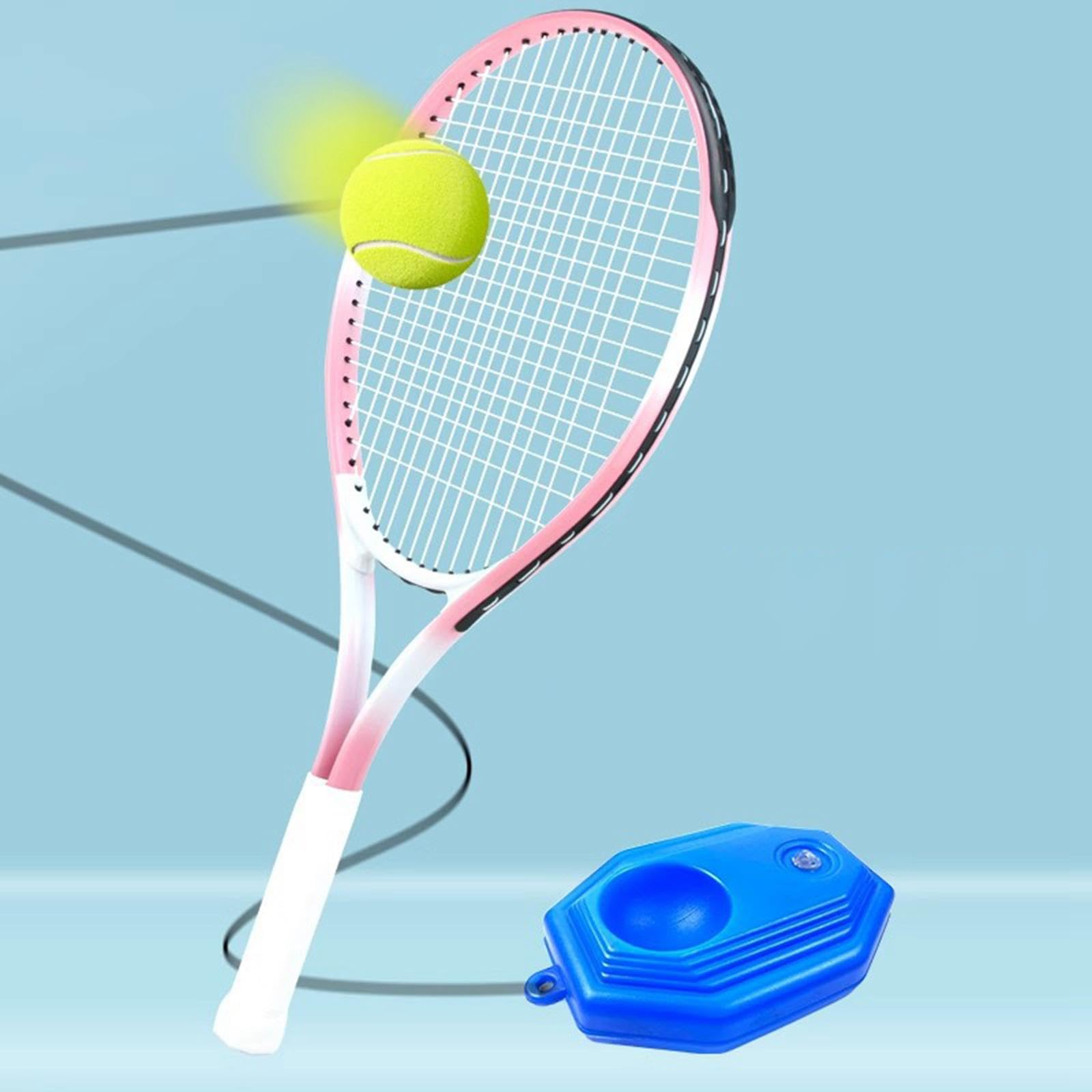 perfeclan Raqueta de Tenis de Agarre cómodo, Profesional, práctica, portátil, Ligera, con encordado previo.
