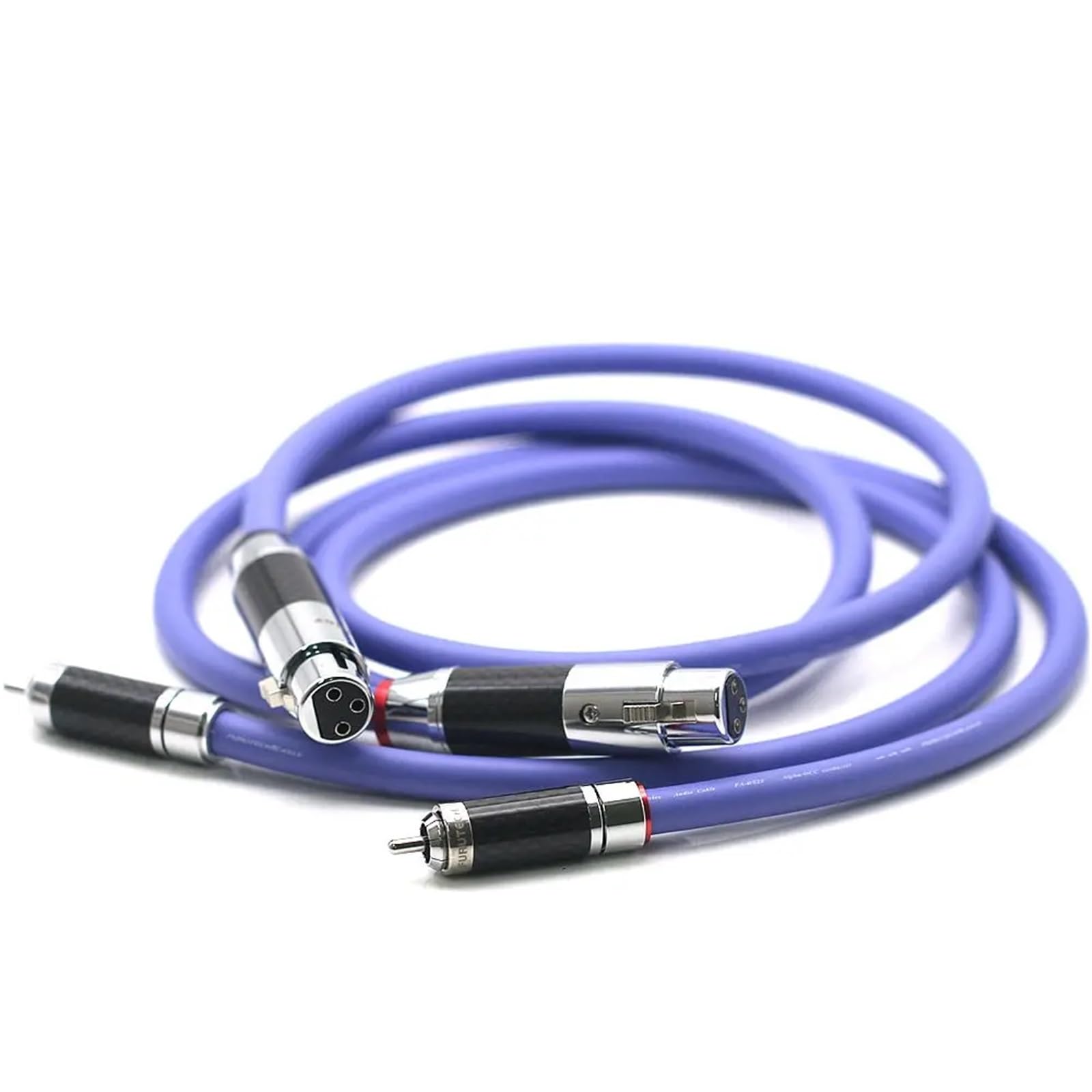 Cavo audio HiFi Cavo bilanciato XLR 2RCA a 2RCA Cavo segnale HI-END con 102(XLR female to RCA,2m)