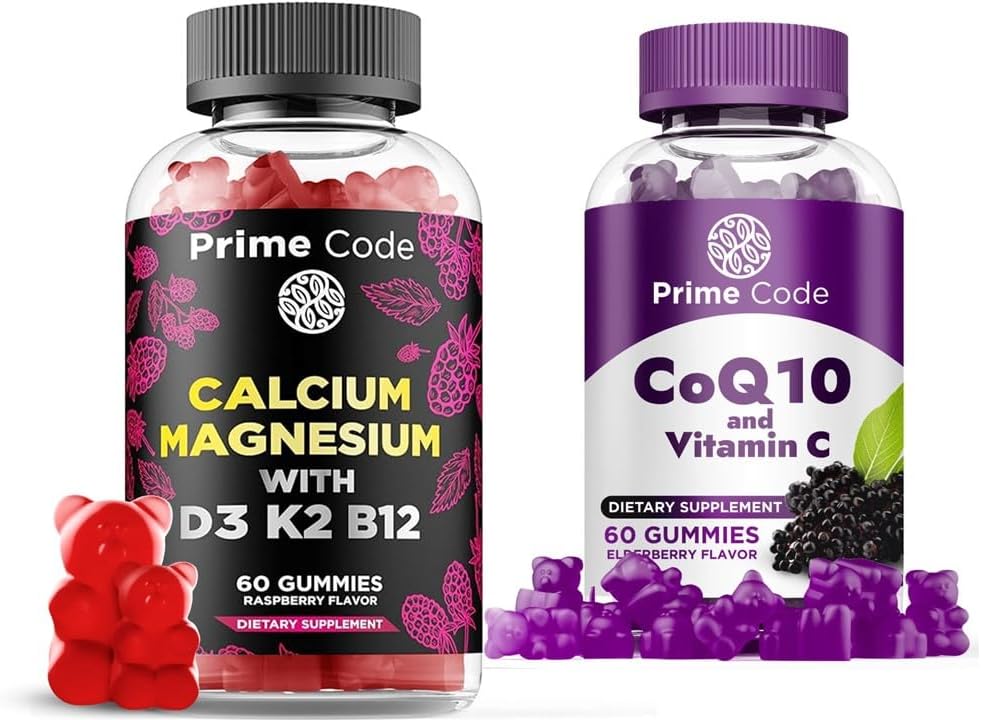 Prime Code Calcium Gummies for Women & Men with Magnesium