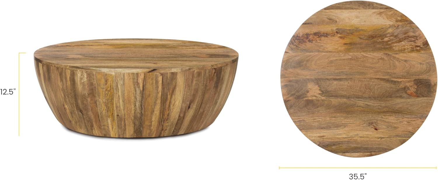 POLY & BARK Goa Coffee Table, Natural