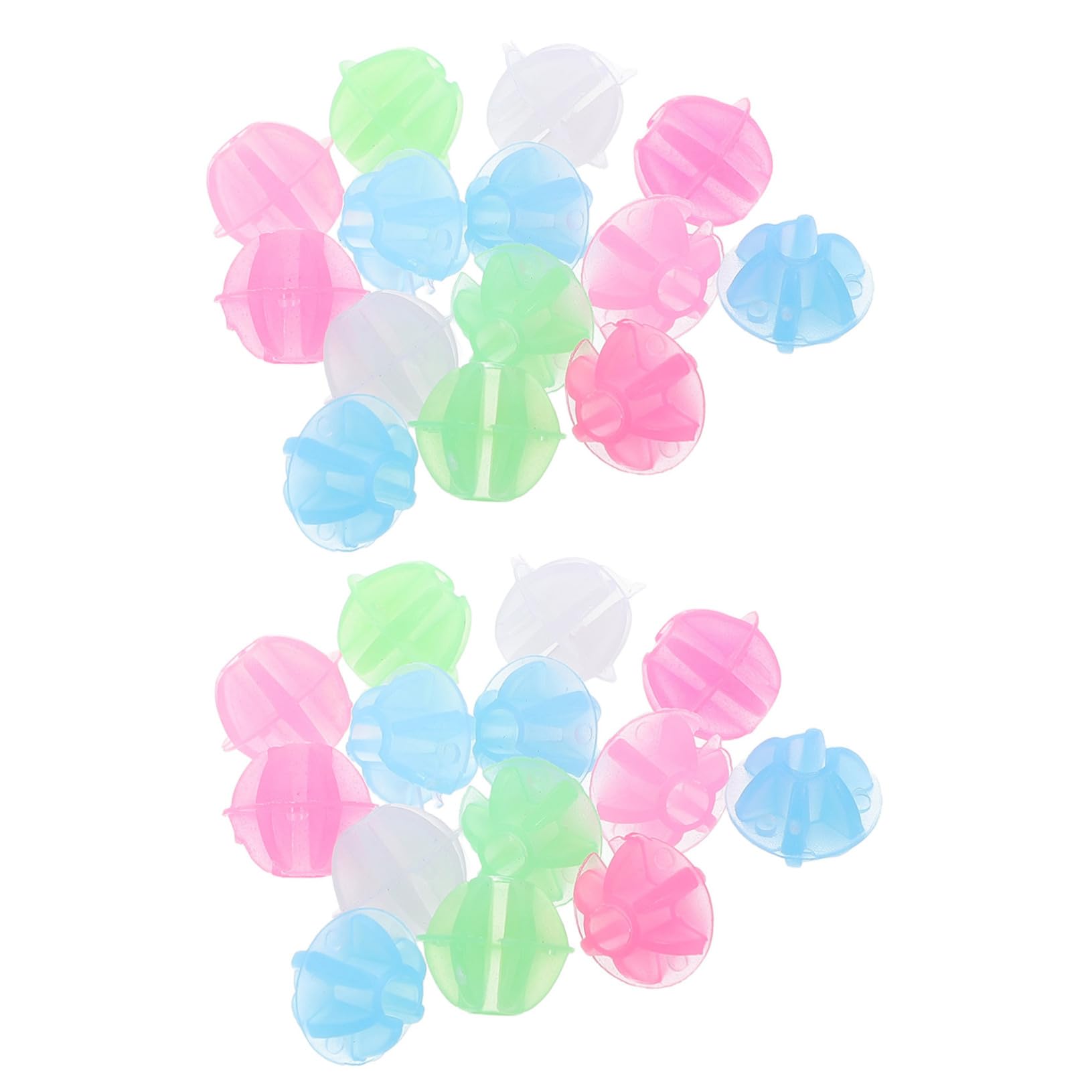 BCOATH Bicycle Decoration Clips 36pcs Bike Beads Luminous Plastic Wheel Accessories for Boys and Girls Adults Easy to Apply