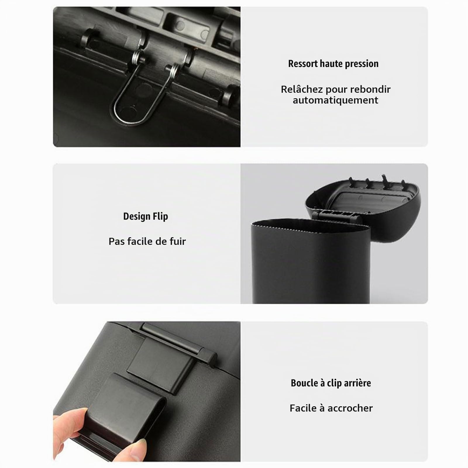 Poubelle De Voiture Organiseur pour Fiat Topolino 2023-, Accessoires Auto Poubelle Poubelle Imperméable Boîte de Rangement
