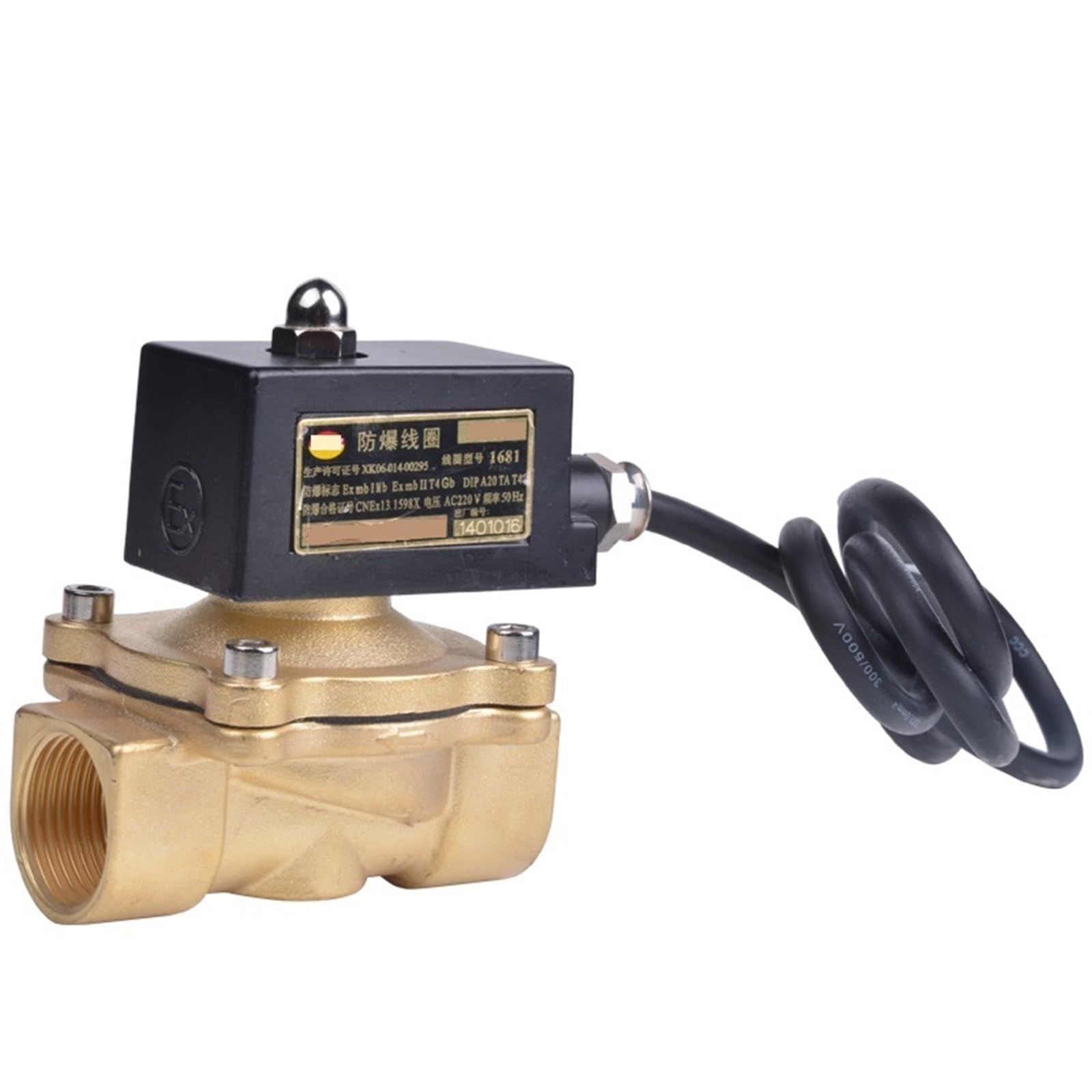 Amazon.com: VVQQFGXN Explosion Proof Solenoid Valve 1-1/2inch 2