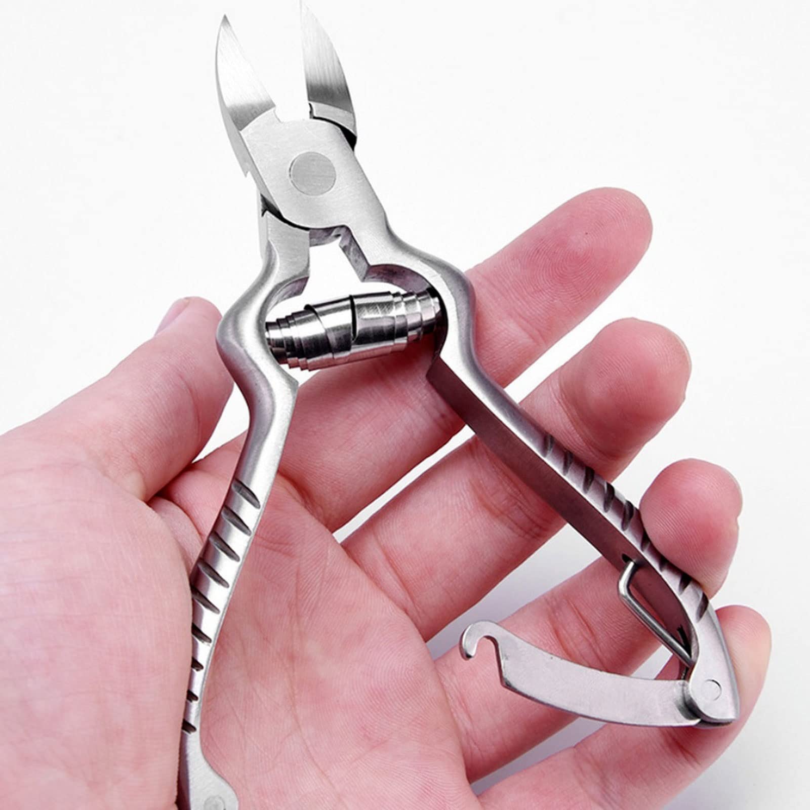 XIANGFAZJD Cortauñas Cortauñas de Acero Inoxidable, Tijeras for cutículas, alicates Profesionales for uñas de los pies, alicates for cutículas, Herramienta de Cuidado de manicura