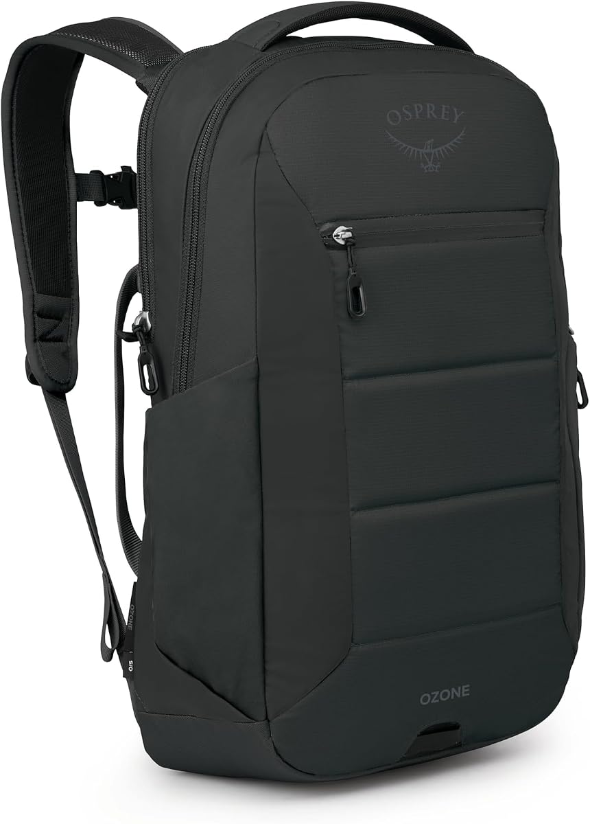 Mochila para portátil Ozone con panel posterior AirScape ventilado, sistema operativo negro