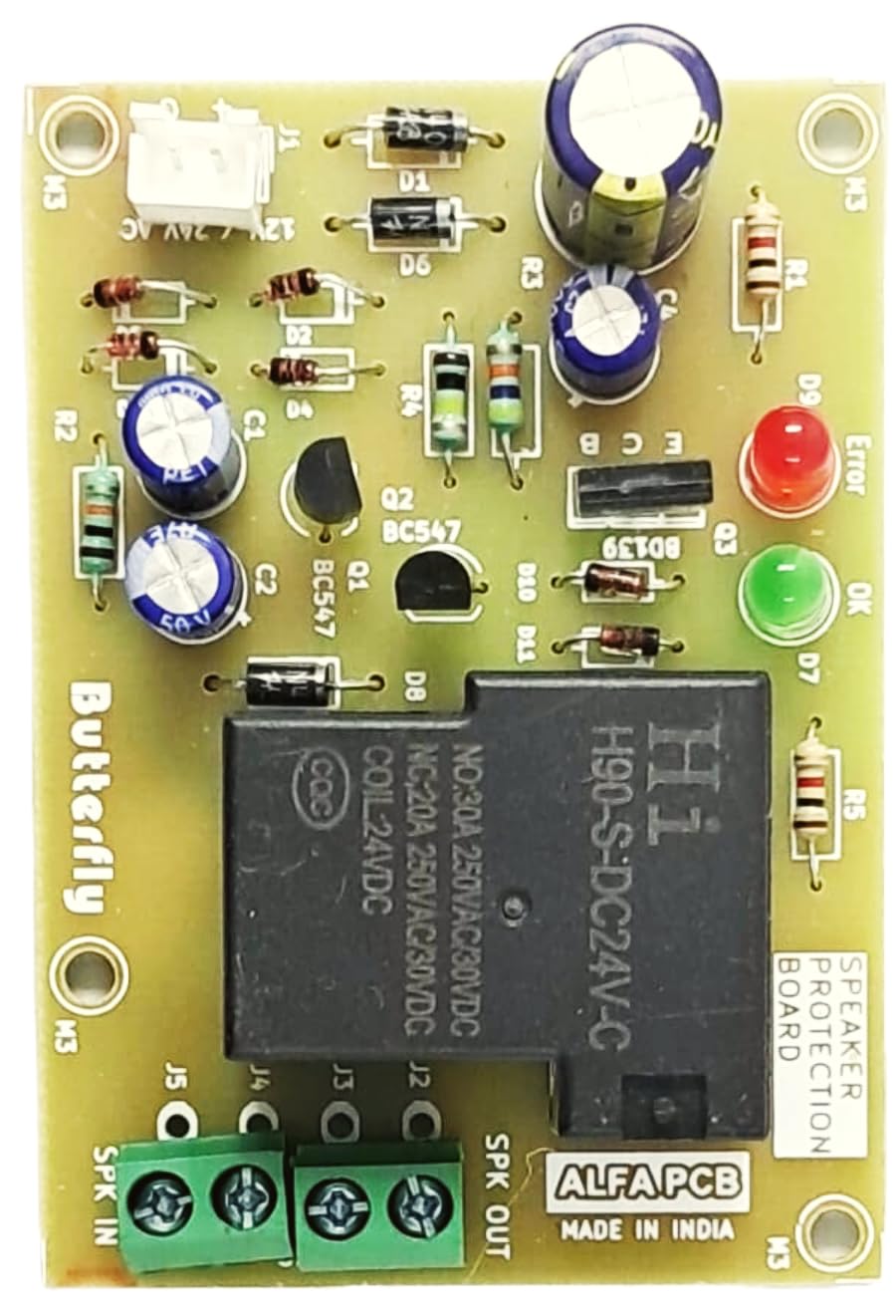 24 Volt 30 Ampere Speaker Protection board using L90 / H90 T Relay for Audio Power Amplifiers - Assembled Board-picture-16