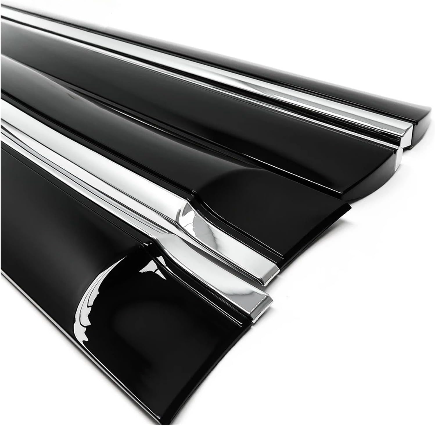 Exterior Side Door Body Molding Cover Trim Strips Compatible For Lexus GX460 2010 2011 2012 2013-2020 Chrome Silver & Black Car Accessories(Pearl White)
