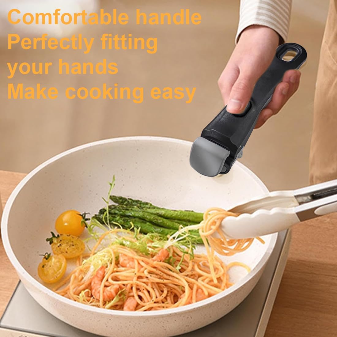 Cunluna Poignée De Casserole Amovible, Anti-brûlure Poignées