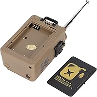 Vista 9 de ASHATA Radio digital portátil de banda completa, FM/WB/radio de onda corta/media con pantalla LCD, reloj despertador, altavoz, para Bluetooth, 6