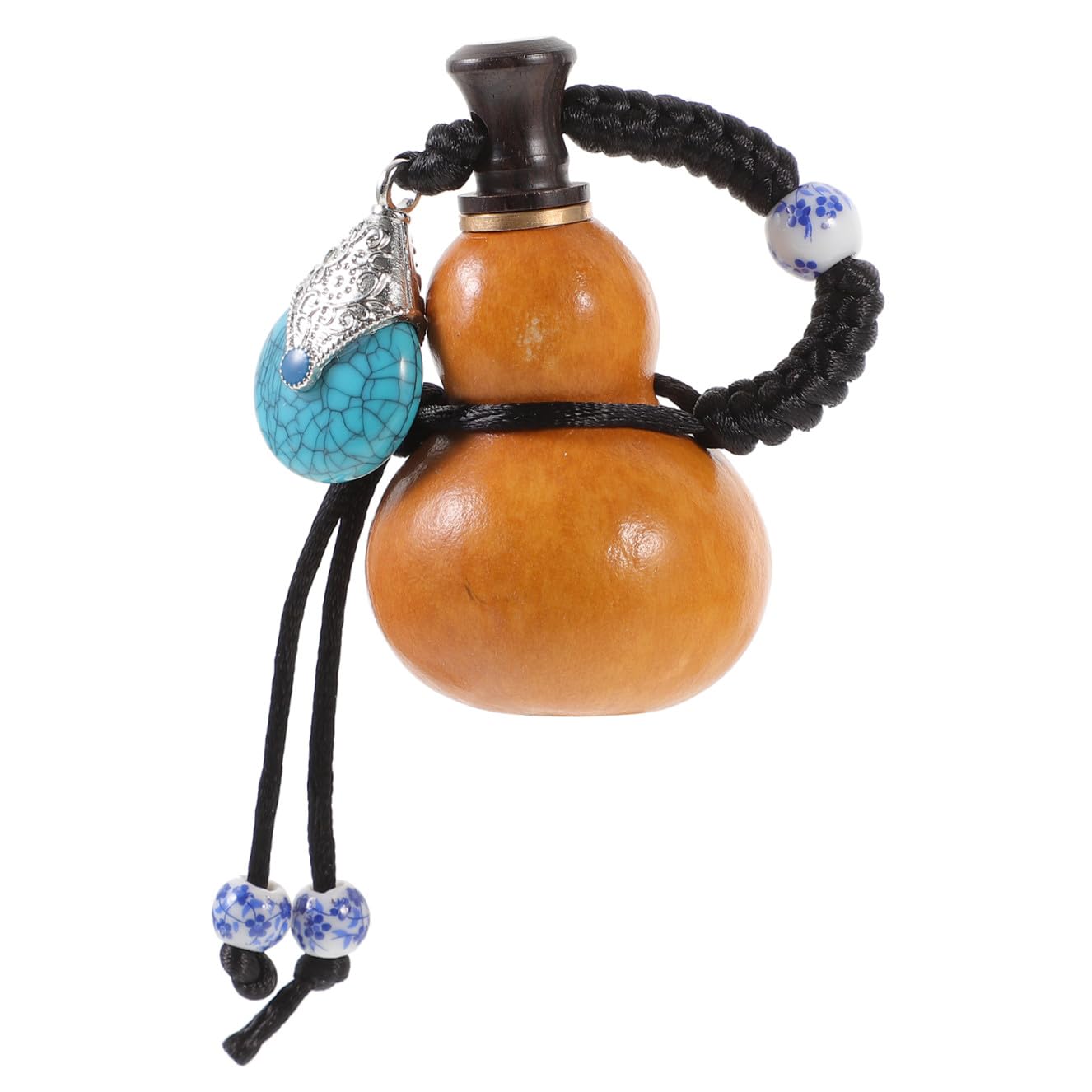 Cabilock Retro Kürbisflasche aus Natürlichem Material Auslaufsicherer Weinhalter mit Kreativem Kalebassen design Dekorativer Likör flaschenhalter für Zuhause Bar Hotel Praktische Kleine