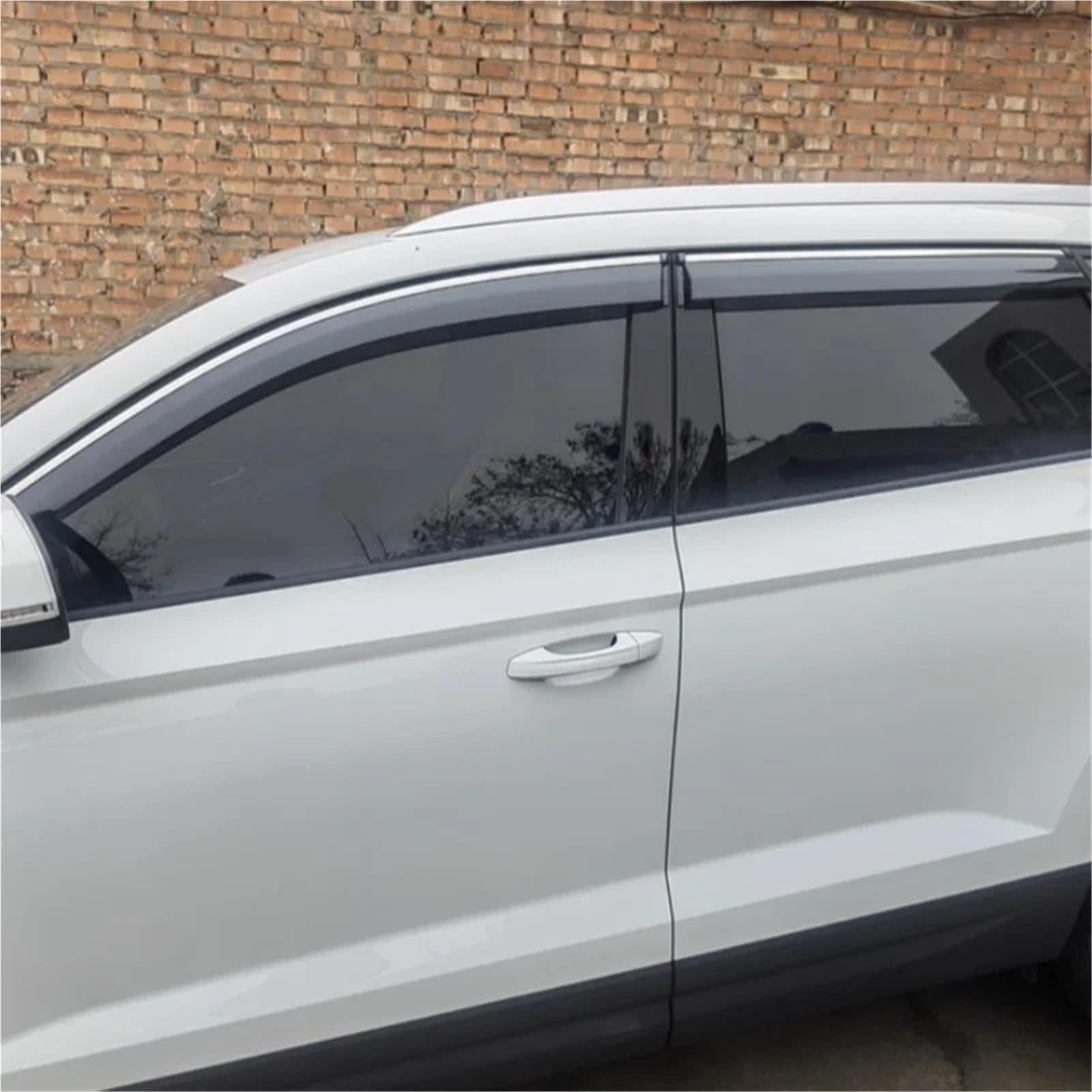 Deflector Viento ventanilla Visor de Ventana Protector para Lluvia Deflector Weathershield toldo Refugio para VS5 VS7 2019-2024 Accesorios para Coches(VS5)