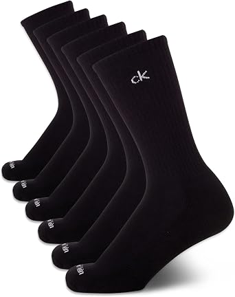 Calvin Klein Unisex's Casual Sock Pack of 6