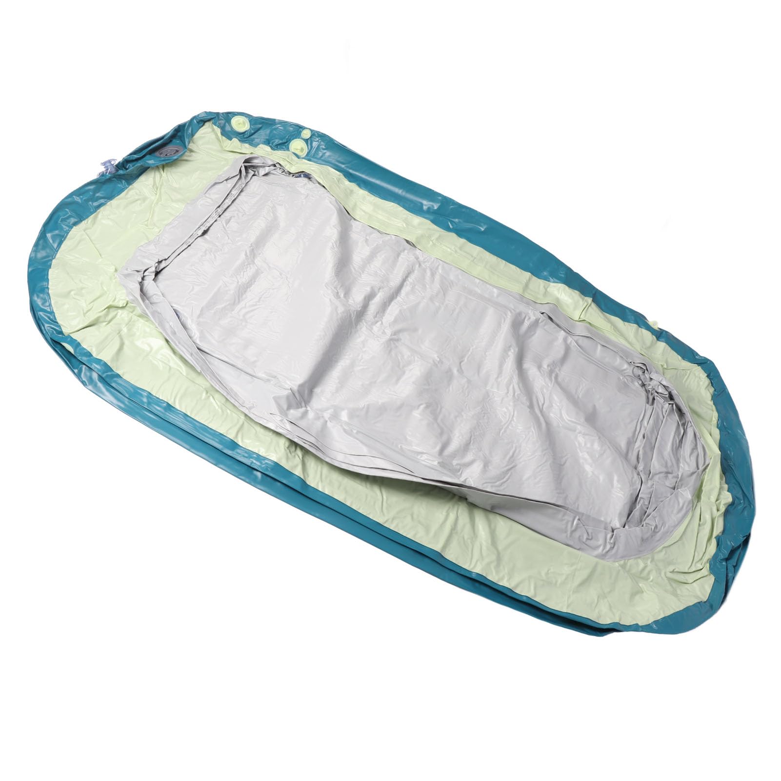 Piscina Gonfiabile, Grande Piscina Per Famiglie Con Costruzione In PVC Addensato, Con Tettuccio Scivolo Per Adulti All'aperto Nel Cortile