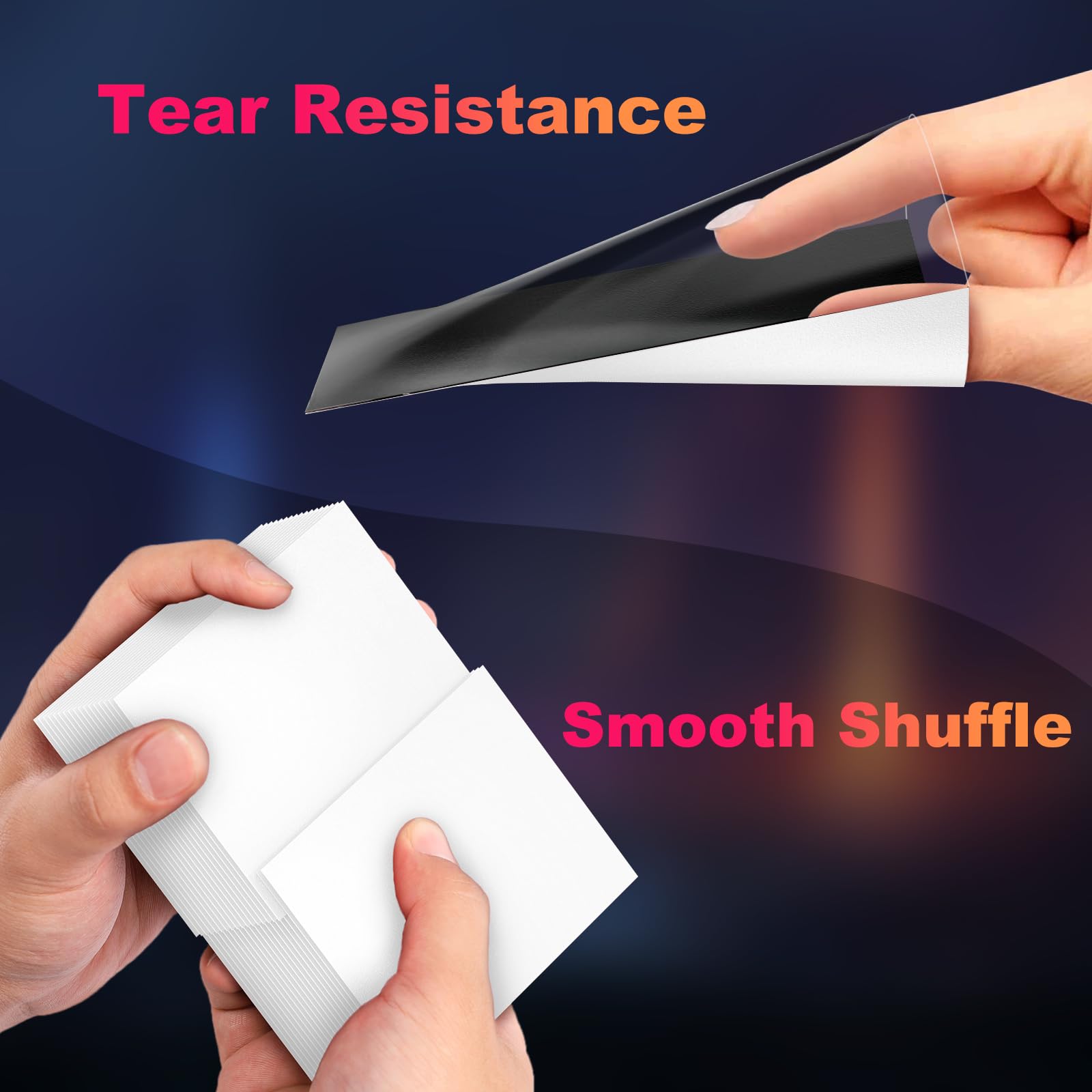 Amazon.com: 200 Pack Card Sleeves, Matte Dual Trading Card Sleeves with  Opaque Back & Smooth Shuffle, Tear Resistant Card Protectors for MTG, TCG  and Game Cards (Snow White) : Toys & Games