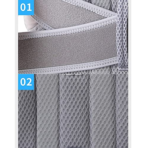Barre en alliage correcteur de posture réglable structure renforcée gris M