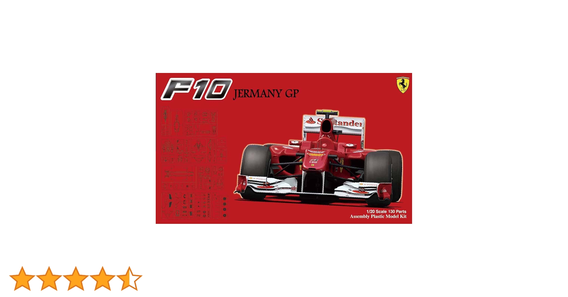 フジミ模型 1/20 フェラーリ F10 800戦記念 アロンソ 完成品 フジミ