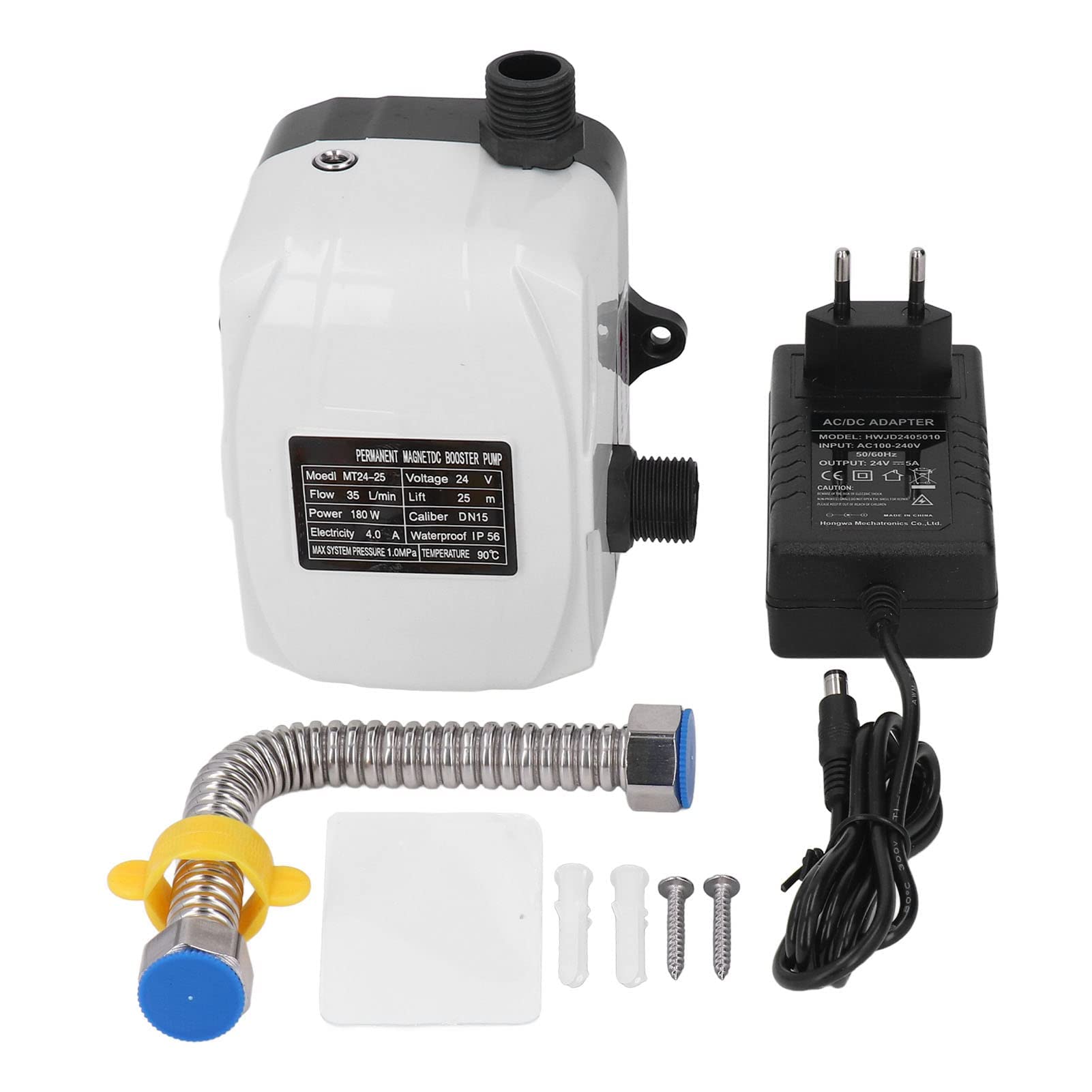 Pompe de Surpression de Jardin Auto-amorçante, 180W, pour Maison et Salle de Bain