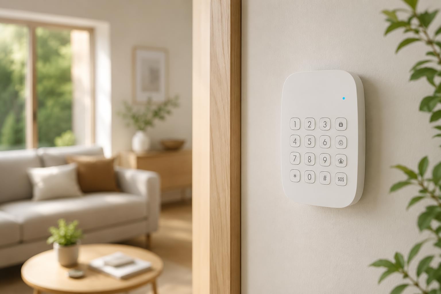 Clavier sans Fil ZigBee Daewoo WKE502Z – Lecteur RFID Intégré – Compatible Centrale Elite PA501Z – Armer Désarmer Code PIN ou Badge – App Daewoo Home Connect