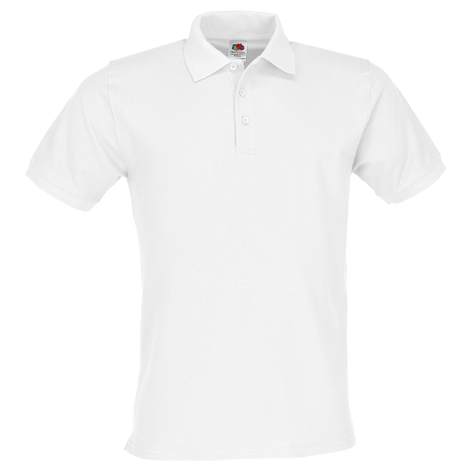 Fruit of the Loom Premium Polo + Free MyShirt Fabric Bag, colour: white, XL